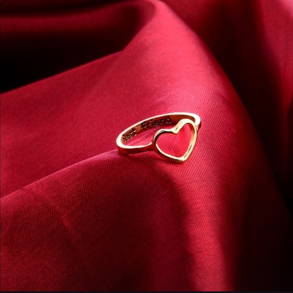 *Last One*  Best Friend Heart Ring - Picture 7 of 14